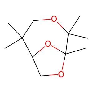 2,2,5,5,6-Pentamethyl-4,7,9-trioxabicyclo[4.2.1]nonane structure