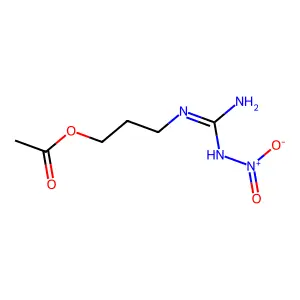 3-[[Amino(nitramido)methylidene]amino]propyl acetate structure