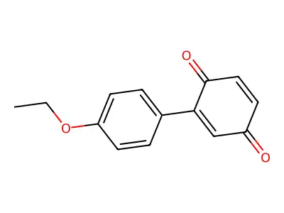 (p-Ethoxyphenyl)-p-benzoquinone structure