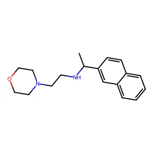 n-[2-(Morpholin-4-yl)ethyl]-1-(naphthalen-2-yl)ethanamine structure