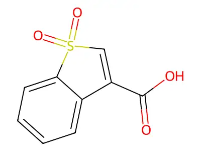 1,1-Dioxo-1lambda6-benzothiophene-3-carboxylic acid structure