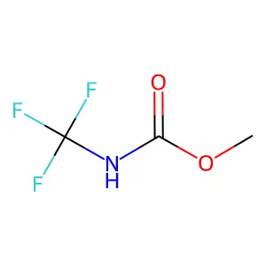 Methyl trifluoromethylcarbamate structure