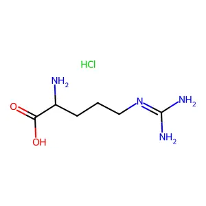 Arginine hydrochloride, D- structure