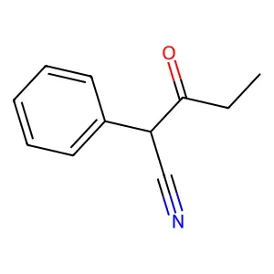 α-(1-氧丙基)苯乙腈 structure