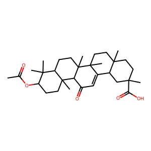 Acetoxolone structure