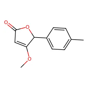 4-Methoxy-5-(4-methylphenyl)furan-2(5h)-one structure