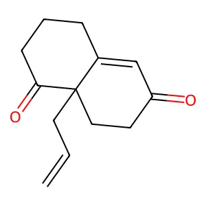 1,6(2H,7H)-Naphthalenedione, 3,4,8,8a-tetrahydro-8a-(2-propenyl)- structure
