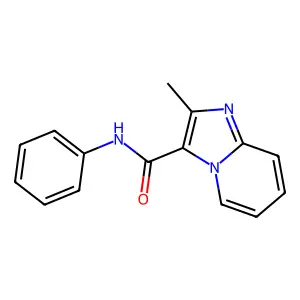 2-methyl-N-phenylimidazo[1,2-a]pyridine-3-carboxamide structure