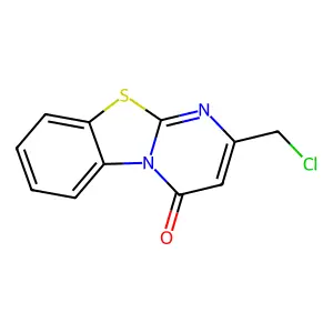 2-Chloromethyl-9-thia-1,4a-diaza-fluoren-4-one structure