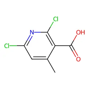 2,6-Dichloro-4-methylpyridine-3-carboxylic acid structure