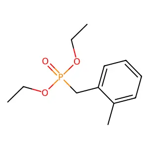 Phosphonic acid, P-((2-methylphenyl)methyl)-, diethyl ester structure