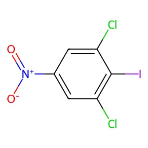 Benzene, 1,3-dichloro-2-iodo-5-nitro- structure