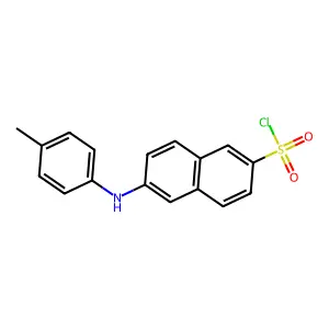 2-Naphthalenesulfonyl chloride, 6-[(4-methylphenyl)amino]- structure