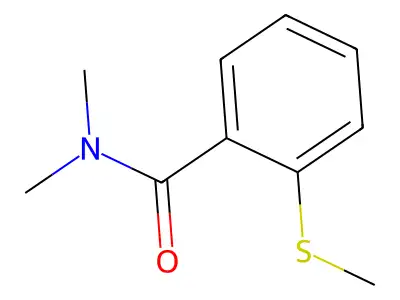 Benzamide, N,N-dimethyl-2-(methylthio)- structure