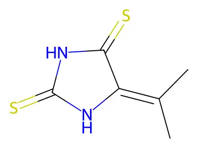 5-Propan-2-ylideneimidazolidine-2,4-dithione structure