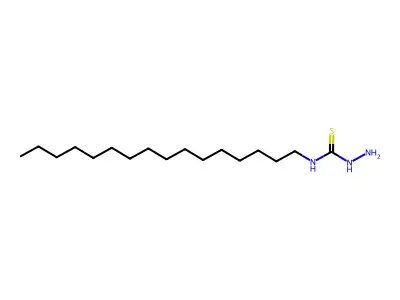 N-Hexadecylhydrazinecarbothioamide structure