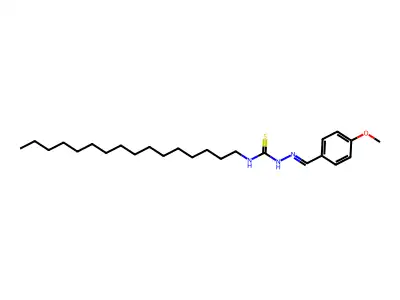 3-Hexadecyl-1-[(4-methoxyphenyl)methylideneamino]thiourea structure