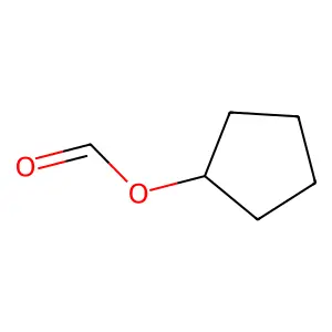 Cyclopentyl formate structure