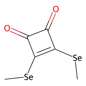 3-Cyclobutene-1,2-dione, 3,4-bis(methylseleno- structure