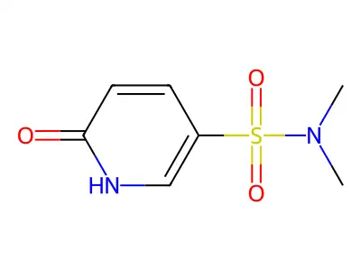 N,N-dimethyl-6-oxo-1,6-dihydropyridine-3-sulfonamide structure