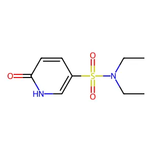 N,N-diethyl-6-oxo-1,6-dihydropyridine-3-sulfonamide structure