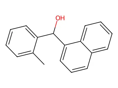 (2-Methylphenyl)(naphthalen-1-YL)methanol structure