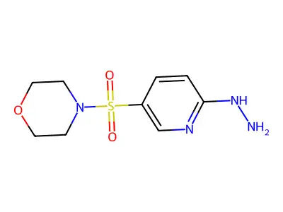 4-((6-Hydrazinylpyridin-3-yl)sulfonyl)morpholine structure