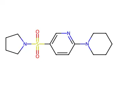 2-Piperidin-1-yl-5-(pyrrolidin-1-ylsulfonyl)pyridine structure