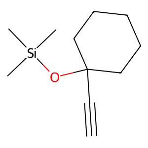 Silane, [(1-ethynylcyclohexyl)oxy]trimethyl- structure