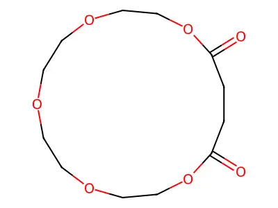 1,4,7,10,13-Pentaoxacycloheptadecane-14,17-dione structure