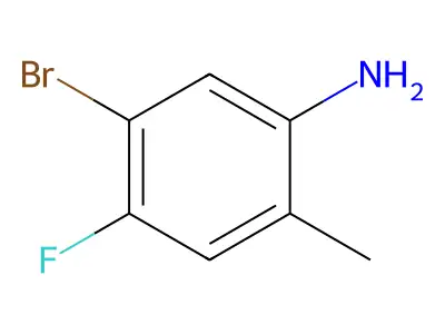 5-Bromo-4-fluoro-2-methylaniline structure