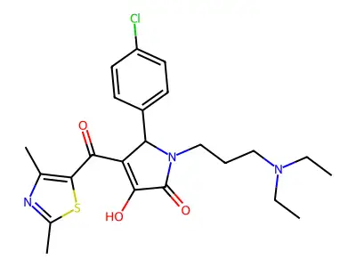 C23H28ClN3O3S structure
