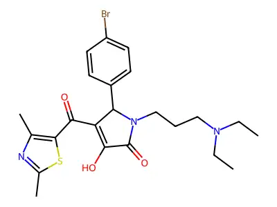 C23H28BrN3O3S structure