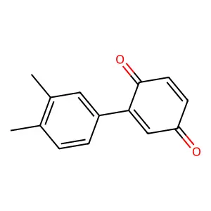 2-(3,4-Dimethylphenyl)benzo-1,4-quinone structure