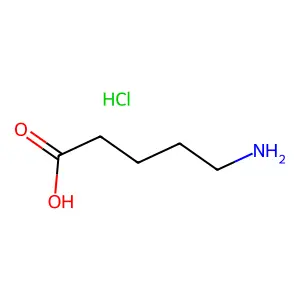 5-Aminovaleric acid hydrochloride structure
