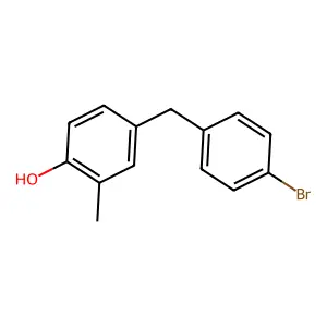 Methyl 3-bromo-2-[nitro(phenyl)methyl]-4-oxo-4-phenylbutanoate structure