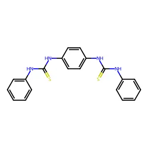 1-Phenyl-3-[4-(phenylcarbamothioylamino)phenyl]thiourea structure