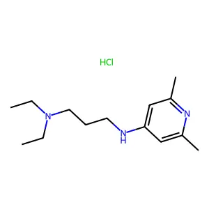 N-(2,6-dimethyl-4-pyridyl)-N',N'-diethyl-propane-1,3-diamine structure