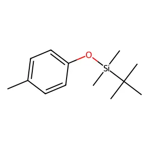 Silane, (1,1-dimethylethyl)dimethyl(4-methylphenoxy)- structure