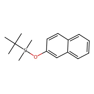 2-Dimethyl(tert-butyl)silyloxynaphthalene structure