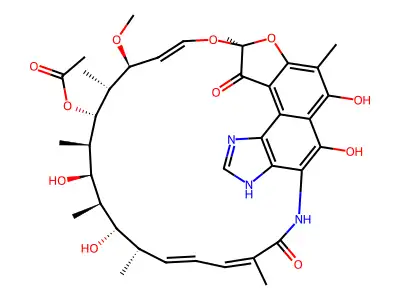 Ansamycin: Rifamycin derivative LM329 structure