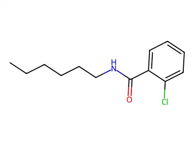 2-chloro-N-hexylbenzamide structure