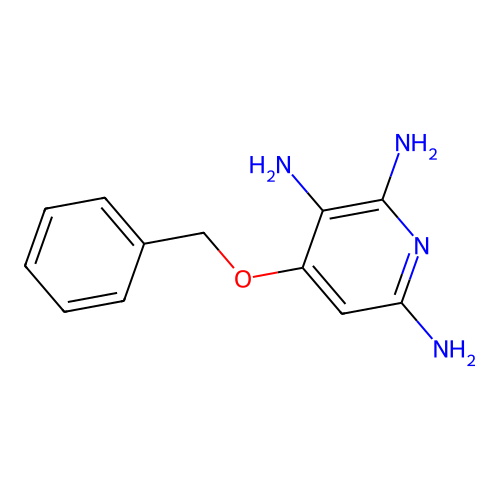 4-(Benzyloxy)-6-imino-1,6-dihydropyridine-2,3-diamine structure