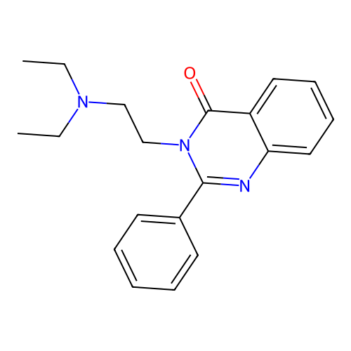 3-[2-(Diethylamino)ethyl]-2-phenyl-3-hydroquinazolin-4-one structure