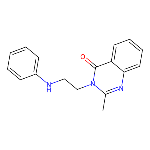 3-(2-Anilinoethyl)-2-methylquinazolin-4-one structure