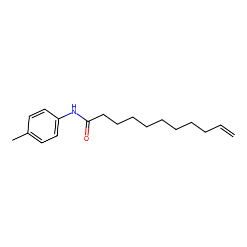 N-(4-methylphenyl)undec-10-enamide structure