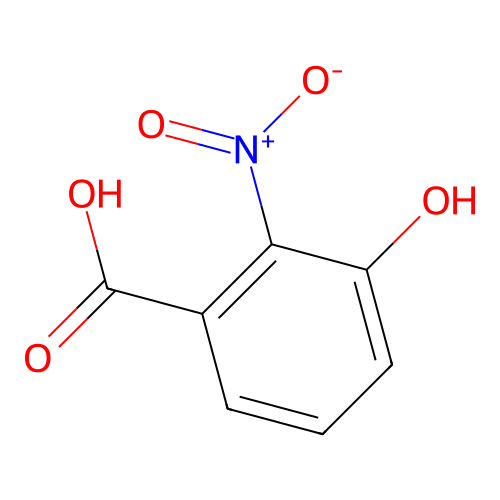 3-Hydroxy-2-nitrobenzoic acid structure