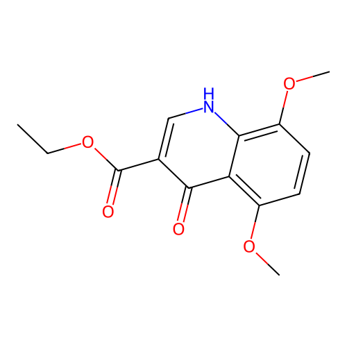 Ethyl 4-hydroxy-5,8-dimethoxyquinoline-3-carboxylate structure