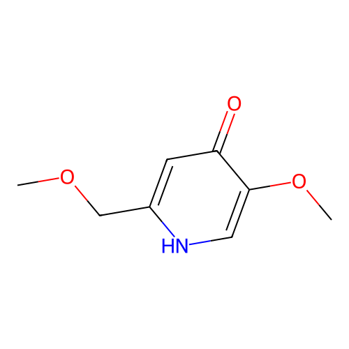 5-methoxy-2-(methoxymethyl)-1H-pyridin-4-one structure