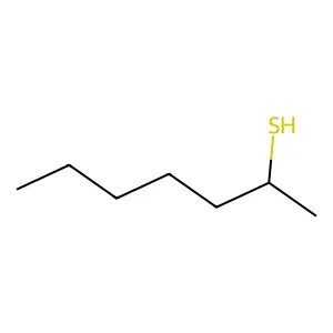 2-Heptanethiol structure